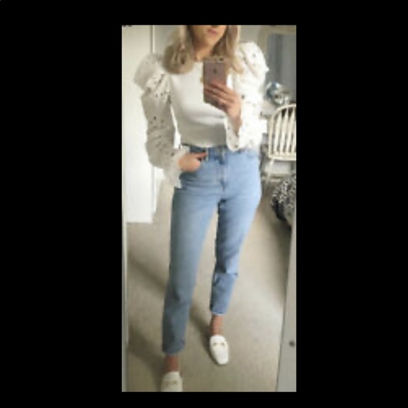 Zara NEW contrast sleeve sweater - Picture 8 of 15